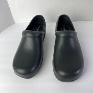 Easy Works Slip Resistant Work Black Clogs Shoes 8-8,5 Comfort Nursing Everyday